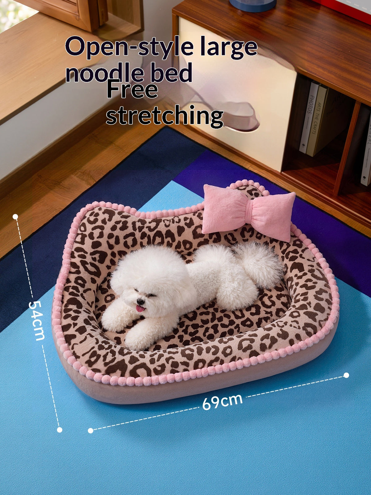 Modern All-Season Pet Bed for Cats and Small Dogs – Cozy Indoor Cushion