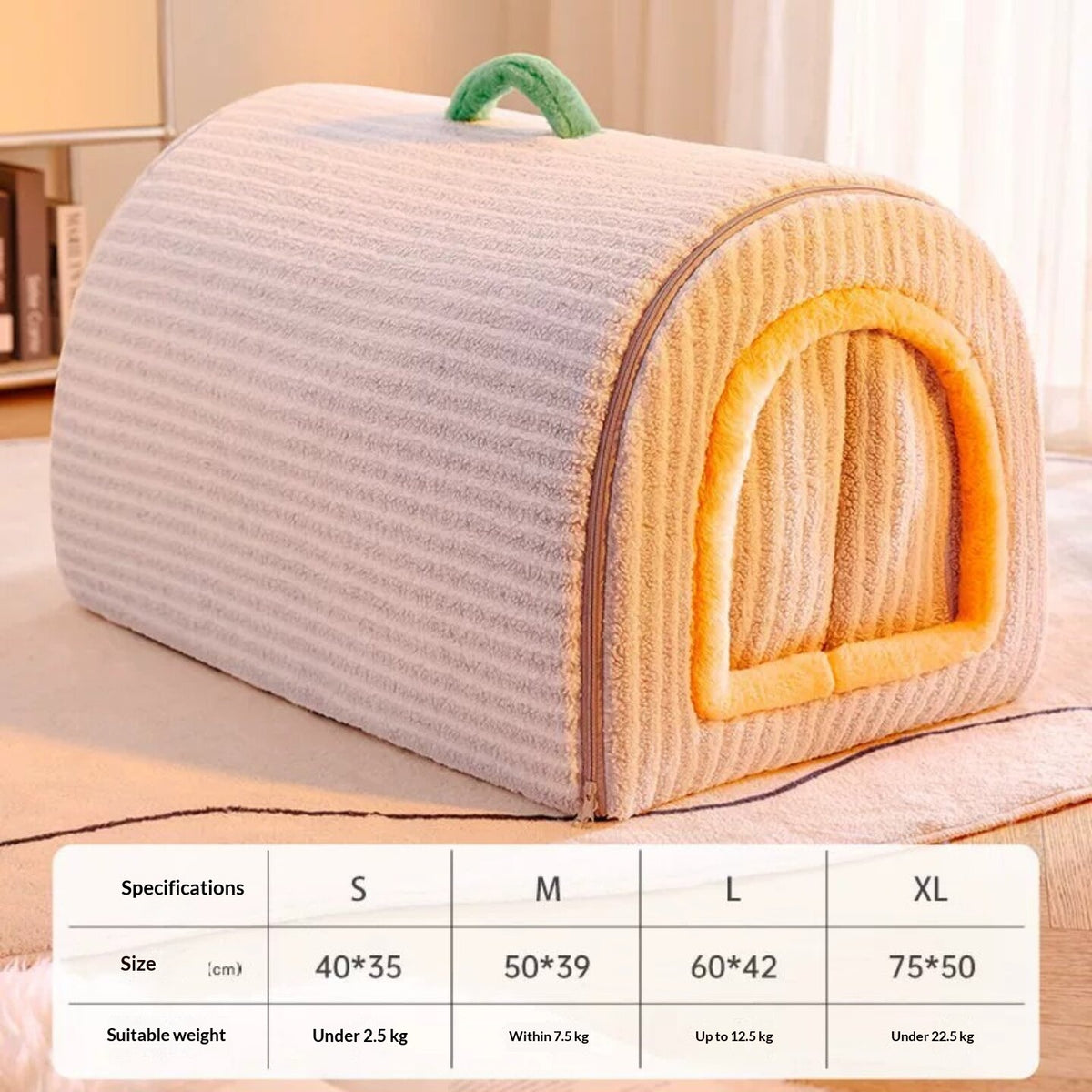 Heated Cat House for Winter – Enclosed Cozy Cat Bed with Removable, Washable Cushion